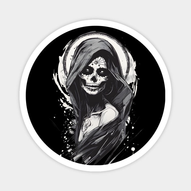 Santa Muerte Magnet by huwagpobjj